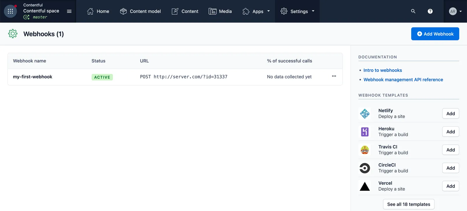 Overview of webhooks