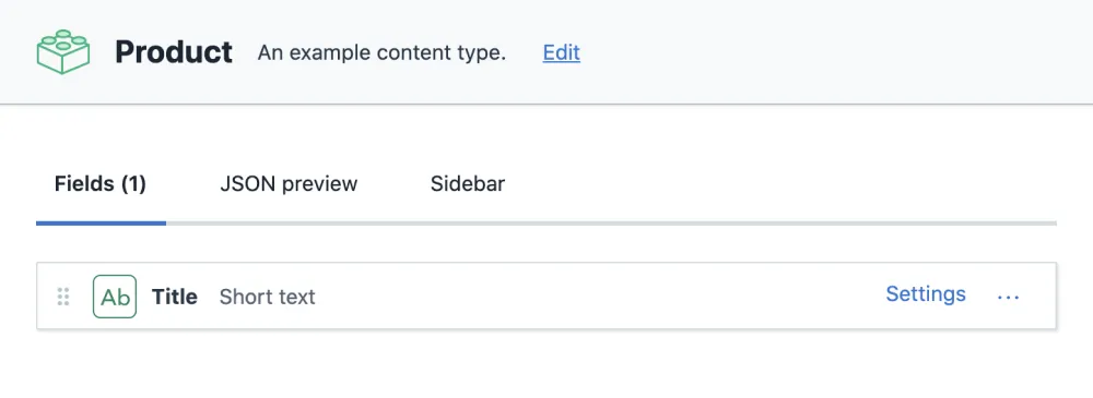 a content type's id
